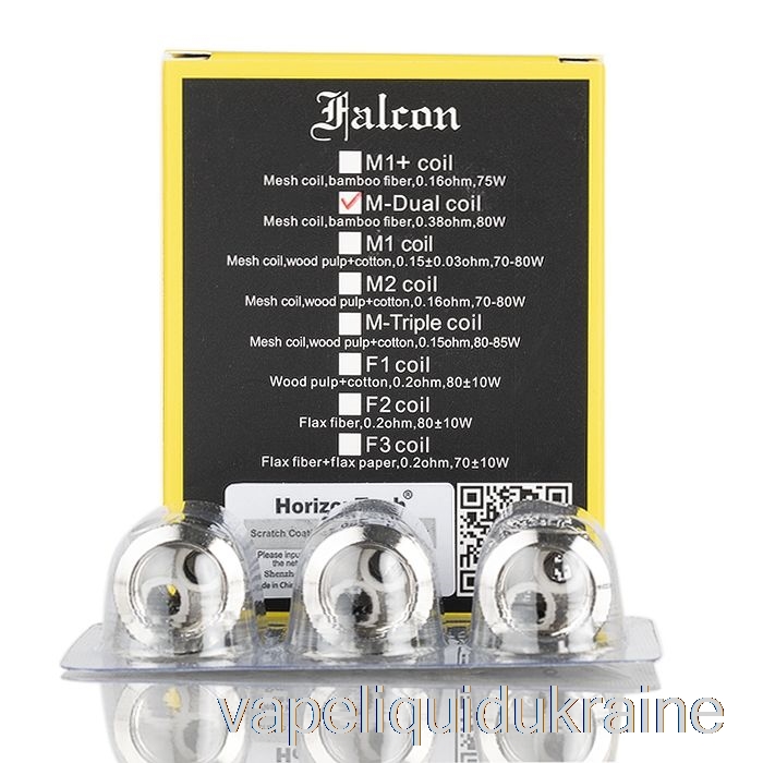 Vape Liquid Ukraine Horizon Falcon Replacement Coils 0.38ohm M-Dual Mesh Coils